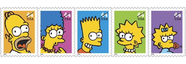 Simpsons Stamp 1
