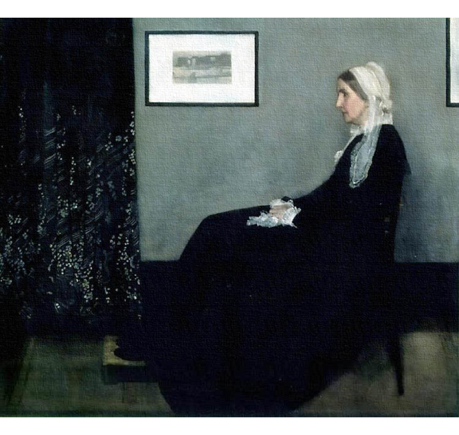 Arrangement in Grey and Black: The Artist's Mother, by James Whistler