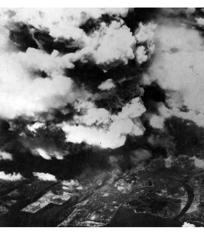 Hiroshima - Aug 6, 1945: Mushroom Cloud